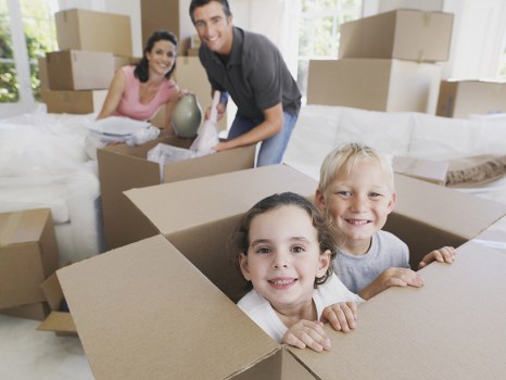 Flat removals team preparing a Putney apartment move