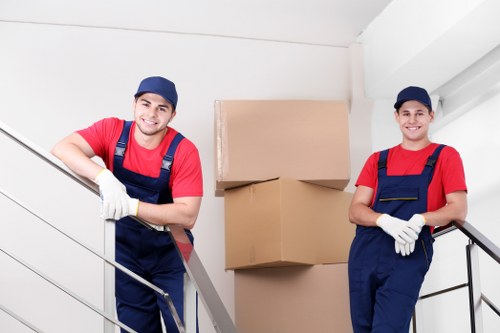 Range of cardboard boxes and protective materials for local moving needs