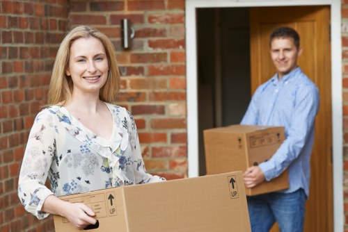 Careful handling of bulky furniture during a Putney removals job