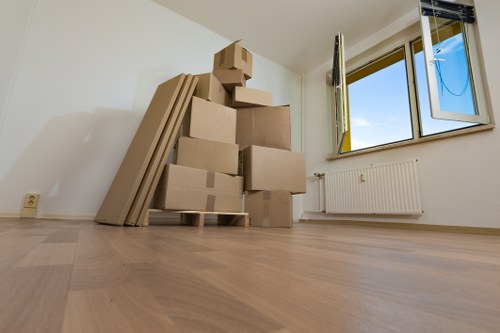 Careful packing and furniture handling during a Putney house move