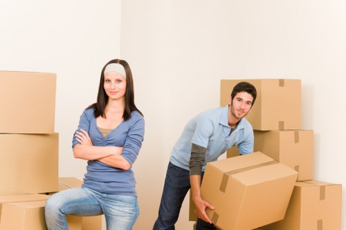Escalated moving complaint being examined with calm professional communication